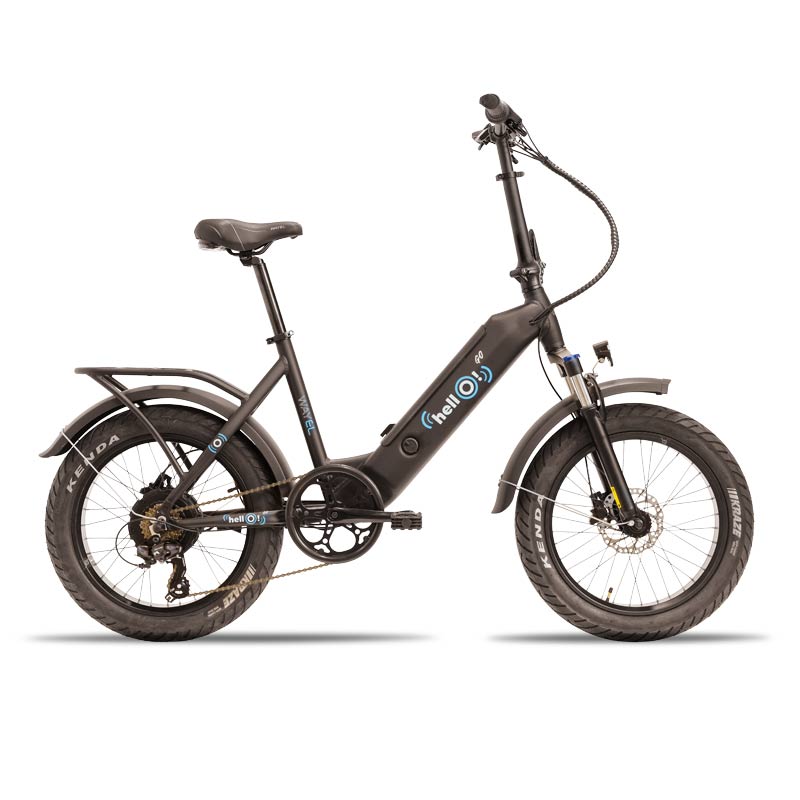Hello! Go e-bike pieghevole parti all'avventura